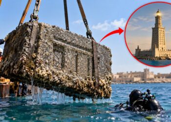 Arqueólogos encontram um dos maiores tesouros da humanidade: recuperam do fundo do mar restos de uma das 7 maravilhas do mundo