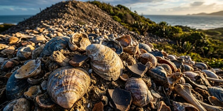 Os montes de conchas com até 30 metros de altura no litoral de Santa Catarina foram considerados lixo pré-histórico por 200 anos, até arqueólogos encontrarem centenas de corpos enterrados dentro deles com oferendas