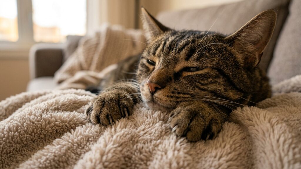 Veterinários confirmam: o gato que amassa pãozinho na sua perna não está fazendo carinho, está repetindo o movimento que usava para estimular o leite da mãe, e o animal que faz isso adulto foi desmamado cedo demais