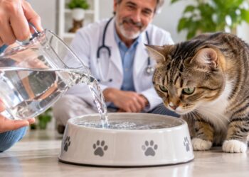Carlos Gutiérrez, veterinário: troque completamente a água dos gatos pelo menos duas vezes ao dia