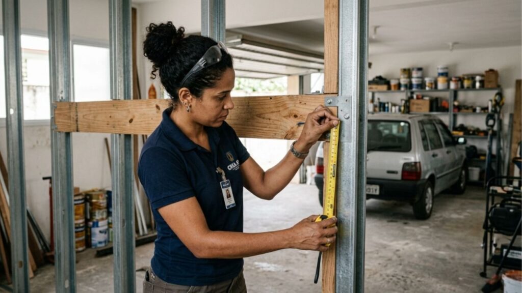 Casal derruba muro para ampliar a garagem e descobre no meio da obra que a coluna que achava sua também sustentava o telhado do vizinho: o que diz a lei sobre parede-meia e quem paga o reforço