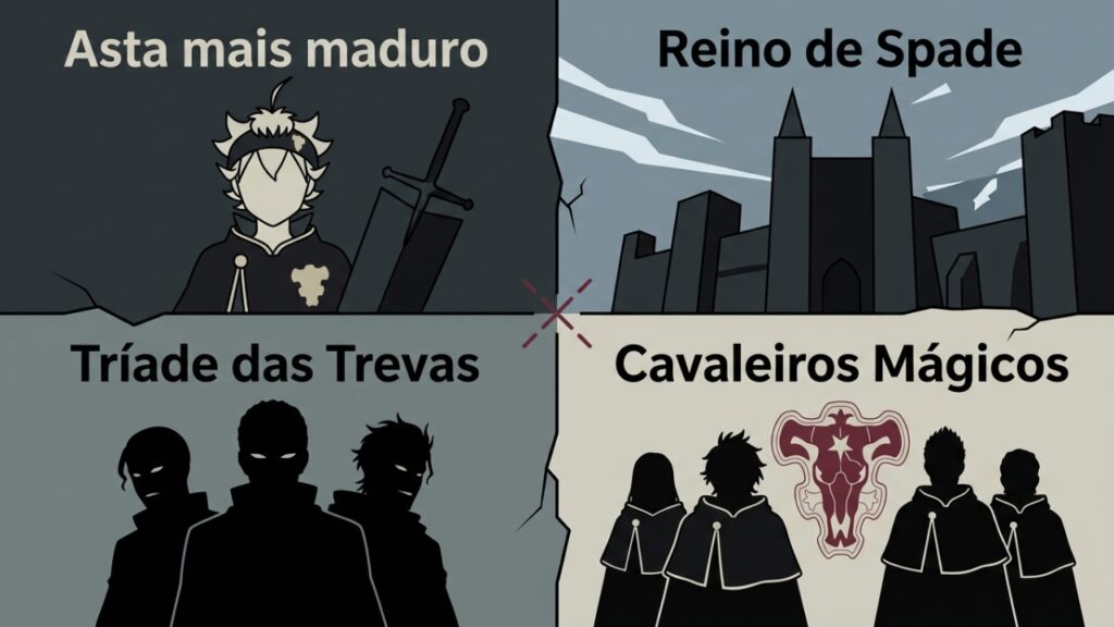 Retorno de Black Clover com nova fase de Asta