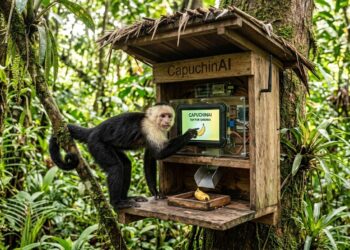 Macacos-prego usam telas de inteligência artificial para conseguir comida: cientistas na Costa Rica testam a mente dos primatas selvagens