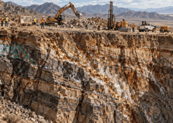 Cobre, ouro e prata encontrados no projeto Filo Sur