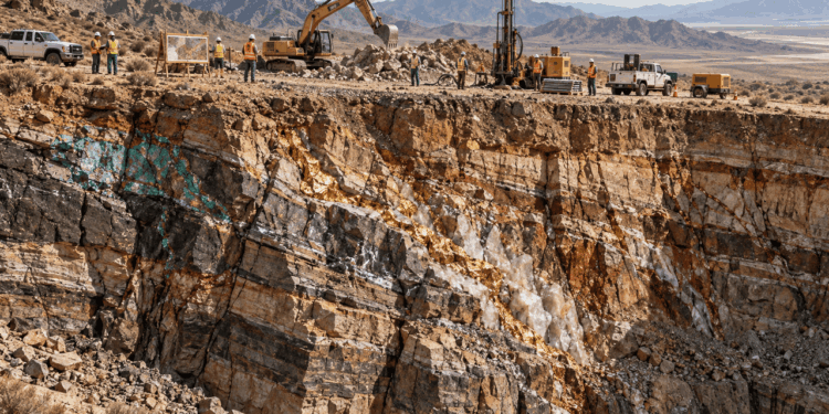 Cobre, ouro e prata encontrados no projeto Filo Sur