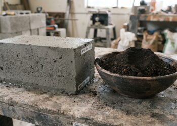 Restos de café estão substituindo areia na construção: Borra de café no concreto aumenta resistência em quase 30%, aponta estudo