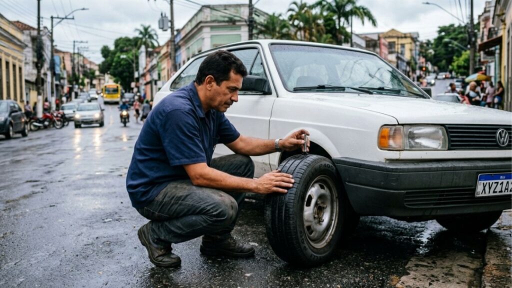 Mecânico que conserta motores há anos repete o mesmo alerta: a correia dentada deve ser trocada no prazo indicado para cada carro, óleo escuro não significa necessariamente óleo ruim mas o nível baixo pode danificar o motor, pneus carecas aumentam a distância de frenagem, e é a manutenção preventiva ignorada que pode causar grandes prejuízos