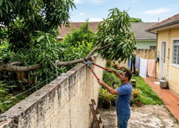 Morador poda árvore que invade o terreno vizinho e descobre até onde a lei permite o corte de galhos