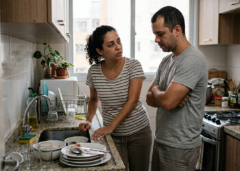 Psicólogos explicam por que o casal que briga por causa da louça pode não estar brigando só pela louça, e a pergunta que muda a conversa