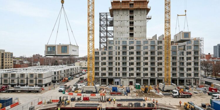 Prédio de 26 andares montado em 120 horas na China