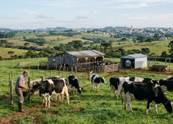 A cidade que lidera a produção de leite no Brasil fica no interior do Paraná, onde propriedades transformaram a pecuária leiteira em uma das principais atividades econômicas locais