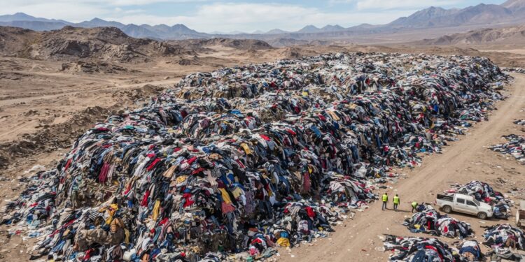 Deserto do Atacama vira depósito de 60 mil toneladas de roupas vindas da Europa: dá para ver do espaço