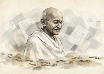 Gandhi: “Minha vida é minha mensagem”: aquilo que fazemos repetidamente pode contradizer tudo aquilo que dizemos acreditar