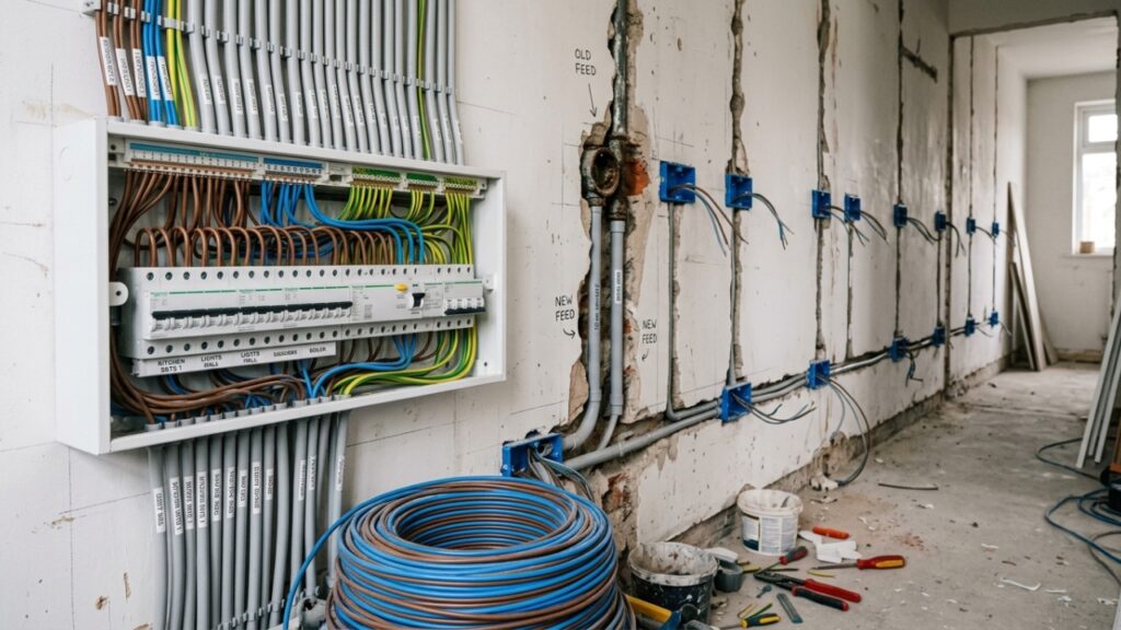Quanto custa refazer a elétrica de uma casa de 70 m²