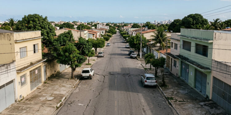 O bairro de Maceió que foi evacuado quando o chão começou a afundar sobre minas de sal-gema, 60 mil pessoas saíram de casa, e as ruas viraram cidade fantasma com semáforo funcionando