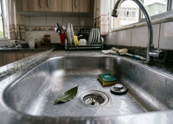 Por que colocar folha de louro no ralo da cozinha virou hábito: o que o óleo essencial da folha realmente faz com o cheiro e o que ele não resolve no sifão