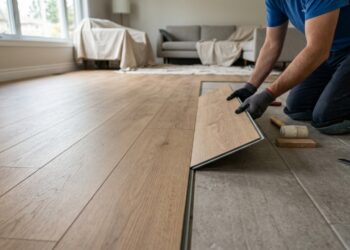 Piso SPC de encaixe para reformas rápidas