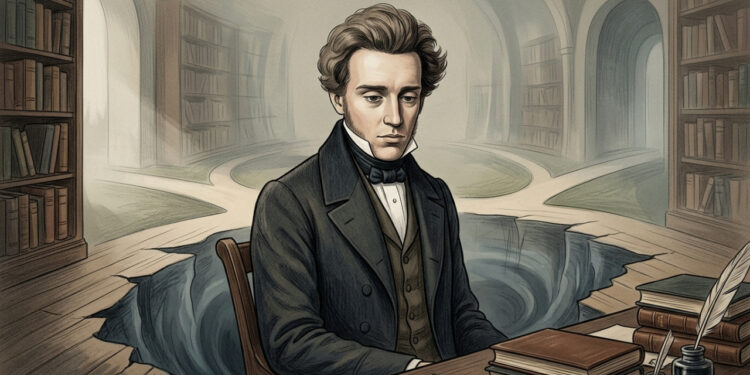 Søren Kierkegaard, “A ansiedade é a vertigem da liberdade”, por que poder escolher também significa conviver com tudo aquilo que poderíamos ter escolhido