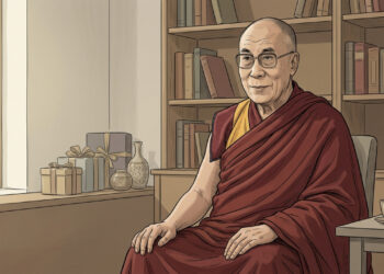 Dalai Lama: “A chave para a felicidade é a paz de espírito”, mas sua explicação acrescenta a parte que costuma desaparecer das frases de internet: essa paz não é algo que possa ser comprado