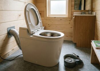Conheça o vaso sanitário que queima esgoto e não usa água - Imagem criada por inteligência artificial (ChatGPT / Olhar Digital)