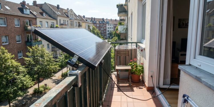 Painel solar de varanda vira febre na Alemanha: 1 milhão de lares já usam minigeradores de 800 watts direto na tomada