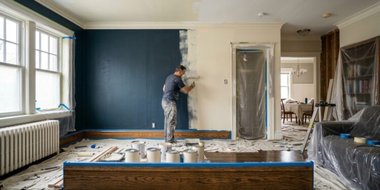Quanto custa pintar uma casa de 100 m² em 2026