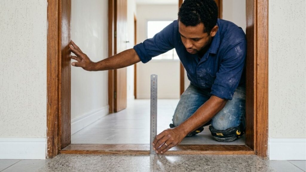 O que significa encontrar peças soltas no piso antigo antes de uma reforma?