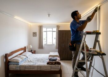 Quanto custa trocar toda a iluminação da casa por fita de LED com perfil de alumínio, quantos metros um quarto de 12 m² pede e por que o perfil dissipador influencia a vida útil