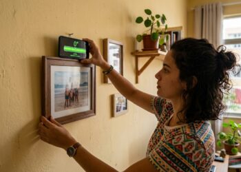 Alguns celulares têm uma régua de nível escondida, e pedreiros já usam o recurso para pendurar quadros e prateleiras sem entortar