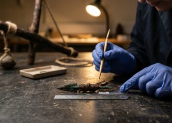 A peça egípcia de 5.300 anos ligada a uma furadeira de arco
