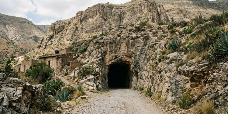 O acesso principal ao povoado é o túnel Ogarrio, 2,3 quilômetros furados na rocha maciça e inaugurados em 1901, com pista única: os carros esperam até liberarem o sentido