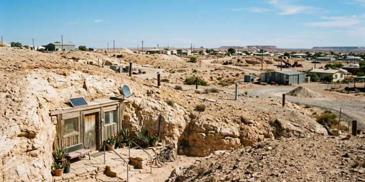 A cidade australiana onde 60% dos moradores vivem em casas escavadas na rocha porque o calor chega a 48 °C, e dentro fica entre 20 e 24 °C sem ar-condicionado