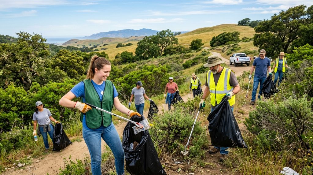 Como uma aposentada mobilizou voluntários para limpar a cidade