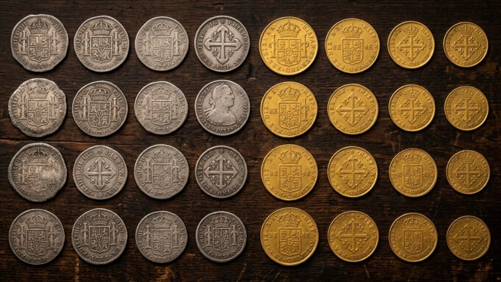 Mergulhadores recuperam mais de 1.000 moedas de ouro e prata de uma frota espanhola que afundou em 1715 na Flórida