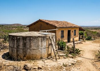 A cidade do sertão da Bahia onde toda casa tem cisterna obrigatória por lei municipal e o morador que não tem não consegue aprovar planta na prefeitura