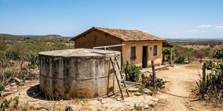 A cidade do sertão da Bahia onde toda casa tem cisterna obrigatória por lei municipal e o morador que não tem não consegue aprovar planta na prefeitura