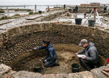 Arqueólogos abriram uma cisterna romana lacrada há 1.900 anos e encontraram o mesmo sistema de filtragem por areia e carvão que se monta hoje em casa com um tambor de 200 litros
