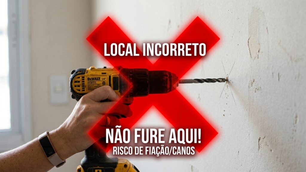 Marido de aluguel que atende chamado de reparo há anos conta que a maior parte do serviço dele é desfazer o que o morador fez: bucha errada para o peso do móvel, furo na parede onde passava o cano, prego em parede de drywall e silicone novo aplicado por cima do velho