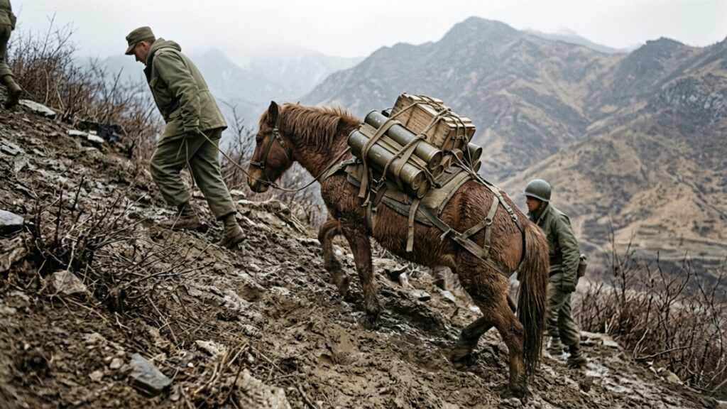 A égua Reckless fez 51 viagens sob fogo inimigo em um único dia — e virou heroína da Guerra da Coreia