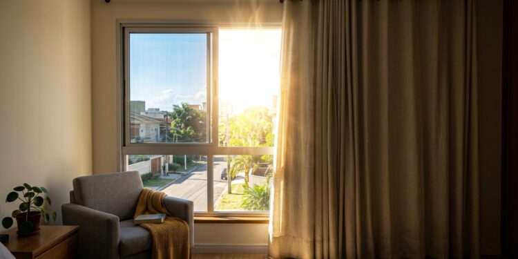 Por que fechar as cortinas antes de o sol bater na janela pode ajudar a deixar a casa menos quente