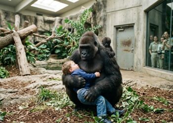 Binti Jua, a gorila que encontrou um menino ferido dentro de seu recinto e surpreendeu quem assistia