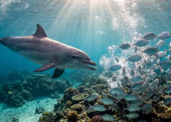 Bubbles, o golfinho que persegue peixes até eles vomitarem e depois come o alimento expelido, surpreendeu cientistas com uma estratégia rara de alimentação