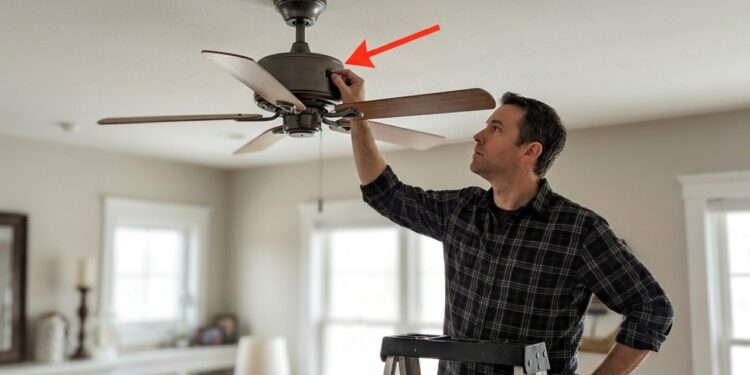 Ventilador de teto tem duas direções de giro, e usar a errada no verão faz o quarto parecer mais quente