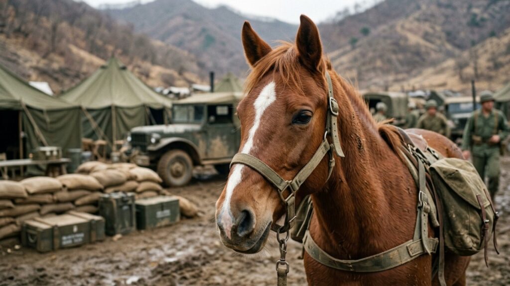 A égua Reckless fez 51 viagens sob fogo inimigo em um único dia — e virou heroína da Guerra da Coreia