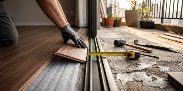 Família instala laminado sobre a cerâmica antiga e meses depois as placas começam a levantar perto da varanda: faltou a folga de dilatação nas bordas, a manta exigida pelo fabricante e a checagem de umidade do contrapiso, três etapas que somam poucos reais no orçamento
