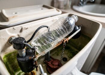 Colocar uma garrafa dentro da caixa do vaso economiza água mesmo? O truque pode sair diferente do esperado