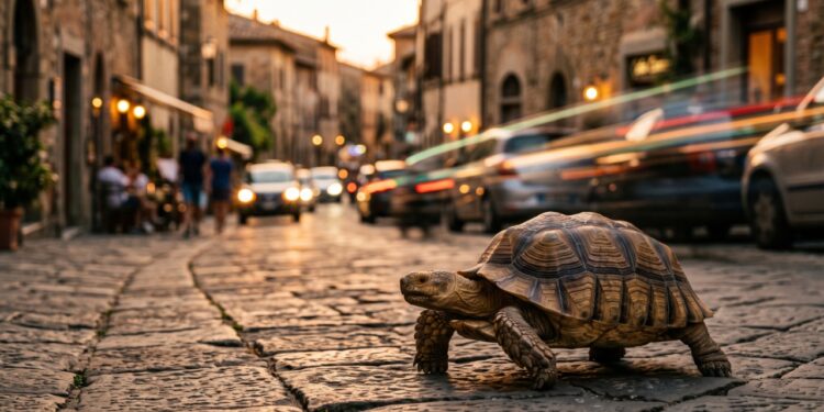 Provérbio italiano: "Quem vai devagar vai são e vai longe", por que a pressa é a forma mais cara de chegar atrasado