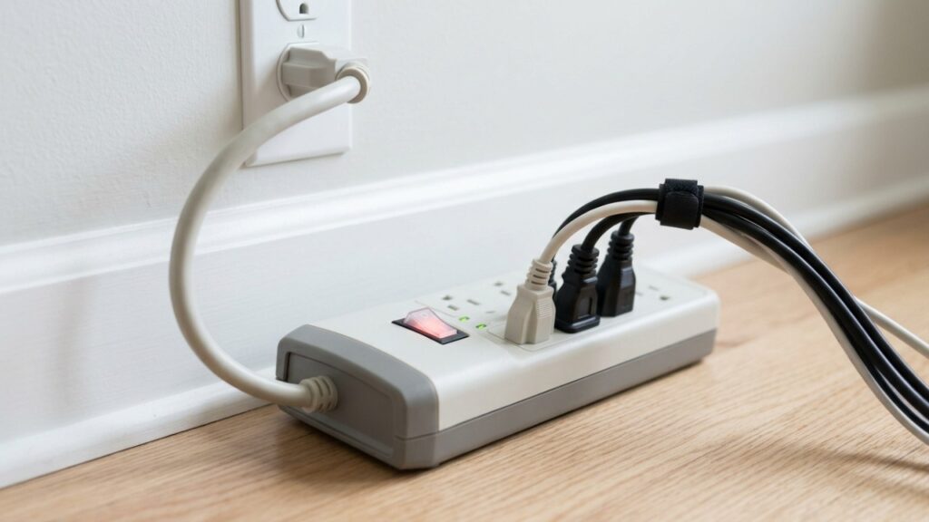 Adeus ao benjamim na tomada: eletricistas explicam por que a régua com disjuntor próprio virou item obrigatório em casa com air fryer, micro-ondas e cafeteira elétrica