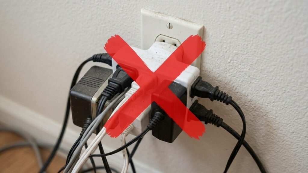 Adeus ao benjamim na tomada: eletricistas explicam por que a régua com disjuntor próprio virou item obrigatório em casa com air fryer, micro-ondas e cafeteira elétrica
