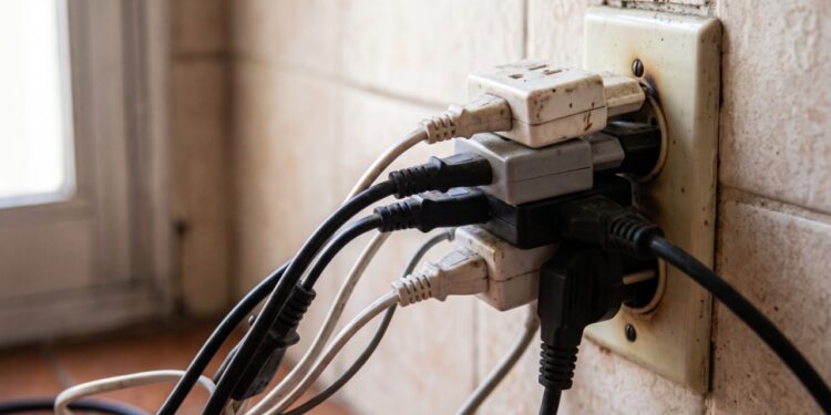 Adeus ao benjamim na tomada: eletricistas explicam por que a régua com disjuntor próprio virou item obrigatório em casa com air fryer, micro-ondas e cafeteira elétrica